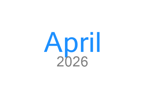 April 2026