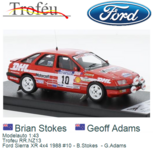 Modelauto 1:43 | Trofeu RR.NZ13 | Ford Sierra XR 4x4 1988 #10 - B.Stokes  - G.Adams