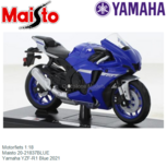 Motorfiets 1:18 | Maisto 20-21837BLUE | Yamaha YZF-R1 Blue 2021