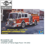 Bouwpakket 1:25 | Trumpeter 02506 | American la France Eagle Rood / Wit 2002