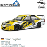 Modelauto 1:18 | Solido 1809702 | Opel Omega 3000 EVO 500 DTM | Irmscher Motorsport 1991 #36 - F.Engstler
