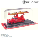 Modelauto 1:43 | Del Prado DPD05 | Peugeot 403 Rood 1967