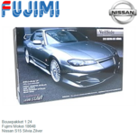 Bouwpakket 1:24 | Fujimi Mokei 18648 | Nissan S15 Silvia Zilver