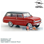 Modelauto 1:87 | Brekina 20353 | Opel Kadett A Caravan Rood