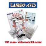 Bouwpakket 1:43 | Tameo TMK444 | Ferrari F300 | 1998 - M.Schumacher - E.Irvine