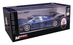 Modelauto 1:24 | Mondo Motors 51055 | Maserati MC 12 Metallic Blue