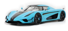 Modelauto 1:18 | GT Spirit GT881 | Koenigsegg Regera Blue 2018