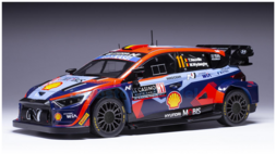 Modelauto 1:18 | IXO-Models 18RMC153A.22 | Hyundai Mobis i20 WRC1 2023 #11 - T.Neuville - M.Wydaeghe