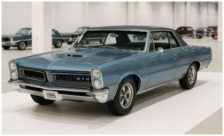 1:18 | Maisto 31885BLUE | Pontiac GTO Blue and Black 1965