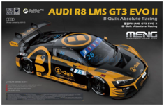 Bouwpakket 1:24 | MENG CS-011 | Audi R8 LMS GT3 EVO II | B-QUIK Absolute Racing 2023 #26 - H.Kiks - A.Tangphuncharoen 