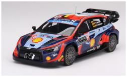 Modelauto 1:18 | Top Speed TS0545 | Shell Mobis Hyundai i20 RALLY1 WRC 2023 #11 - T.Neuville - M.Wydaeghe