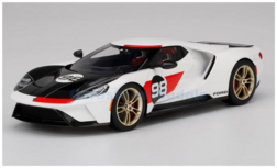 Modelauto 1:18 | Top Speed TS0317 | Ford GT Heritage Edition White / Black / Red 2021 #98