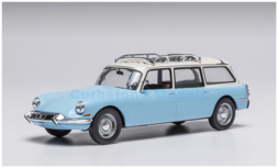 Modelauto 1:43 | IXO-Models CLC609N.22 | Citroen ID19 Break Light Blue 1960