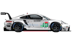 Modelauto 1:43 | Porsche Industrial Models WAP0209010PLEM | Porsche GT Team 911 RSR-19 2021 #91 - R.Lietz - F.Makowiecki - G.Br