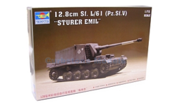 Bouwpakket 1:72 | Trumpeter TR 07210 | L/61 Sturer Emil 12,8cm Sf. L/61 (Pz.Sf.V)