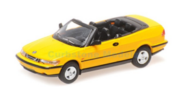 Modelauto 1:87 | Minichamps 870170131 | Saab 900 TURBO 16S AERO Cabrio YELLOW 1987
