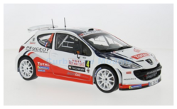 Modelauto 1:18 | Sunstar 5443 | Peugeot 207 S2000 2011 #4 - B.Bouffier - X.Panseri