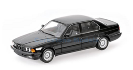 Modelauto 1:87 | Minichamps 870024204 | BMW 7 Serie E32 Metallic Black 1986