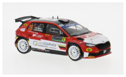 Modelauto 1:43 | IXO-Models RAM922SPLQ.22 | Skoda Fabia RS Rally 2 2024 #26 - C.Ingram - H.McKillop