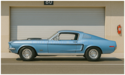 Modelauto 1:18 | Maisto 31167BLUE | Ford Mustang Cobra Jet Bright Blue 1968