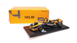 Modelauto 1:12 | Minichamps 537247804 | McLaren MCL38 2024 #04 - L.Norris