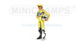 Motorfiets 1:12 | Minichamps 312060246 | Motorrijder Figuur Staand met helm onder arm | Yamaha 2006 #46 - V.Rossi