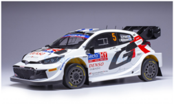 Modelauto 1:18 | IXO-Models 18RMC217.22 | Toyota Gazoo Racing GR Yaris Rally 1 Hybrid 2024 #5 - S.Pajari  - E.M&auml;lk&ouml;ne