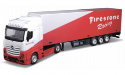 product1:43 | Bburago 18-31460R | Mercedes Benz Actros Gigaspace | FireStone Racing 2020