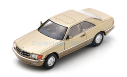 product1:43 | Schuco 43U00098 | Mercedes Benz 560 SEC Gold Metallic 1989