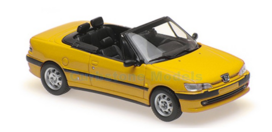 product1:87 | Minichamps 870112030 | Peugeot 306 cabriolet yellow 1998