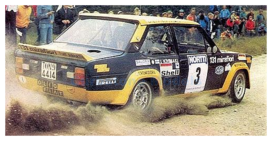 product1:18 | Minichamps 155761203 | Fiat 131 Abarth Autonovo 1976 #3 - M.Alen - I.Kivim&auml;ki
