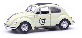 product1:43 | Cararama 11840 | Volkswagen Beetle Wit /Creme #53 - -.Herbie