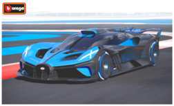 product1:18 | Bburago 18-11047BLUE | Bugatti Bolide W16.4 Blue / Black 2020