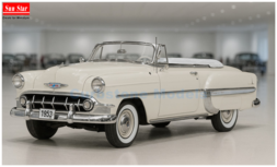 product1:18 | Sunstar 1627 | Chevrolet Bel Air Open Convertible White 1953