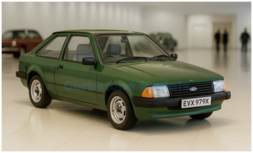 Product 1:18 | Sunstar 4979R | Ford Escort Mk.III GL Dark Green 1981