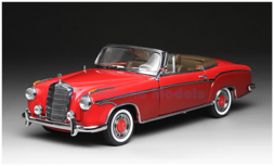 Product 1:18 | Sunstar 3594 | Mercedes Benz 220 SE Cabriolet (W128) Dark and Light red 1960