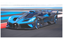 Product 1:18 | Bburago 18-11047BLUE | Bugatti Bolide W16.4 Blue / Black 2020