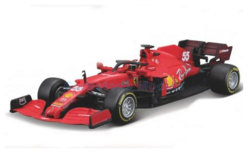 Product 1:43 | Bburago 18-36828S | Scuderia Ferrari SF21 2021 #55 - C.Sainz