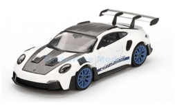 Product 1:64 | MiniGT MGT00853 | Porsche 911 GT3 RS Weissach Wit 2024
