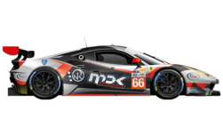 Product 1:43 | Looksmart LSLM149 | Ferrari 488 GTE EVO LMGTE-AM | JMW Motorsport 2022 #66 - R.van der Zande - M.Kvamme - J.Hart