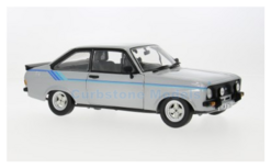 Product 1:18 | Sunstar 4637R | Ford Escort Harrier Zilver Metallic and Blue 1980