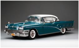 Product 1:18 | Sunstar 4808 | Buick Limited Riviera Coup&eacute; Blue 1958