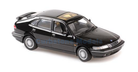 Product 1:43 | Minichamps 940170501 | Saab 900 Saloon 4-Door Zwart 1995