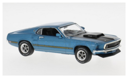 Product 1:43 | IXO-Models CLC623N.22 | Ford Mustang Mach-1 Blue 1969
