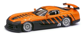 Product 1:43 | Autoart 60422 | Dodge Viper Competition Coupe Oranje / Zwart 2006