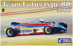 Product 1:24 | Ebbro Kits 20011 | Team Essex Lotus 88 Ford Cosworth 1981 - N.Mansell - E.de Angelis