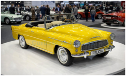 Product 1:43 | IXO-Models CLC647N.22 | Skoda Felicia Cabriolet Yellow 1959