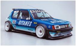 Product 1:18 | Solido SO1801720 | Peugeot 205 Gti Blackfish Gitanes Tribute 1990 #55