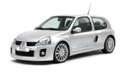 Product 1:43 | Solido SO4318103 | Renault Clio V6 Phase 2 Titanium Grey 647 2004