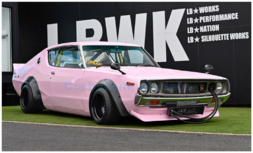 Product 1:43 | Solido SO4319802 | Kenmeri Nissan Skyline GT-R LBWK Baby Pink 1972